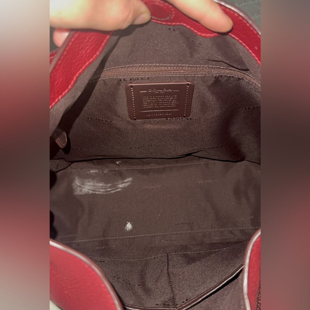 Coach soho tabby- burgundy - Picture 8 of 9